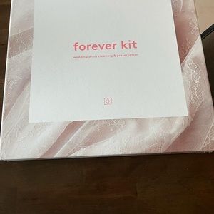 David’s bridal forever gown cleaning and preservation kit.